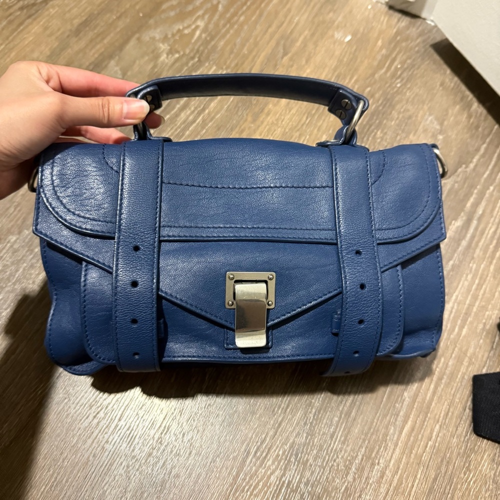 Proenza Schouler PS1 Tiny in Blue